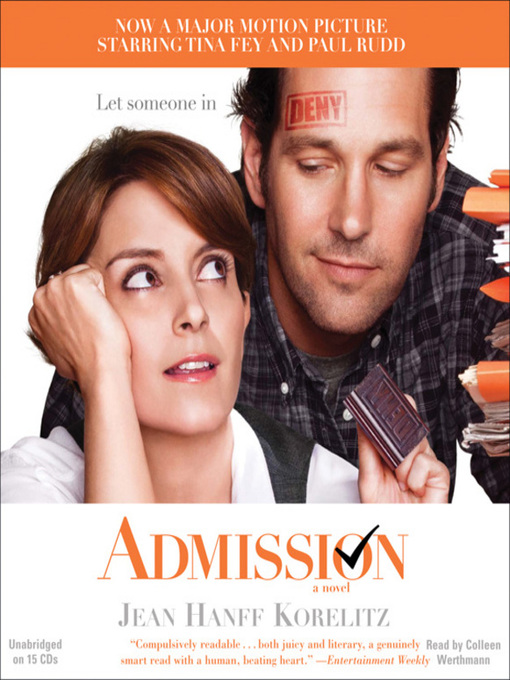 Title details for Admission by Jean Hanff Korelitz - Wait list